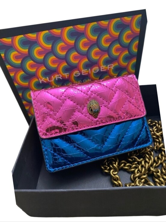 Kurt Geiger Handbags - Kurt Geiger London Micro Kensington Quilted Crossbody In Box